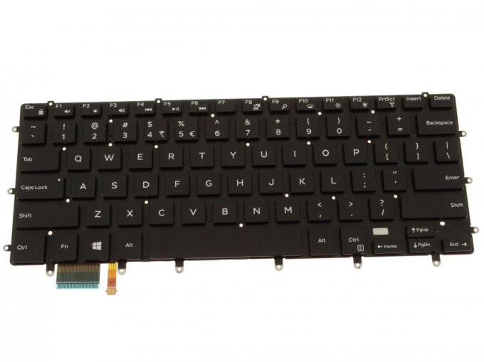 El ordenador portátil de Dell enciende para arriba el teclado, teclado 9550 WDHC2 de Dell XPS 15 0WDHC2 9Z.NCALN.201