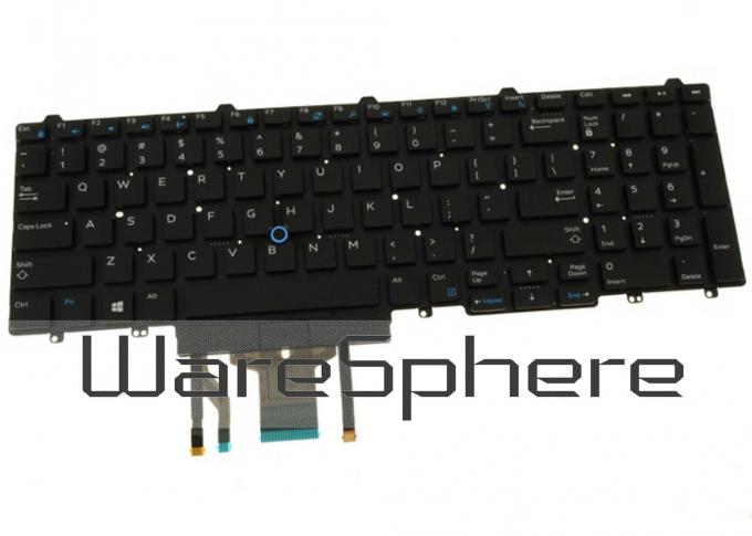 Precisión 17 de la latitud E5550 de Dell teclado interno 383D7 0383D7 de 7710 ordenadores portátiles con el indicador del palillo